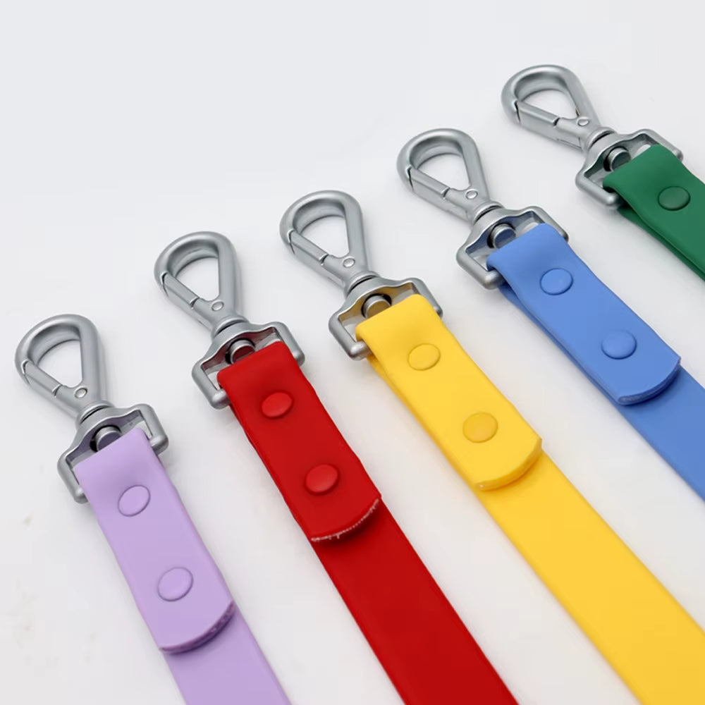 1.5M Candy Color PVC Waterproof Dog Leash Traction Lead Rope Outdoor Medium Pet Leashes