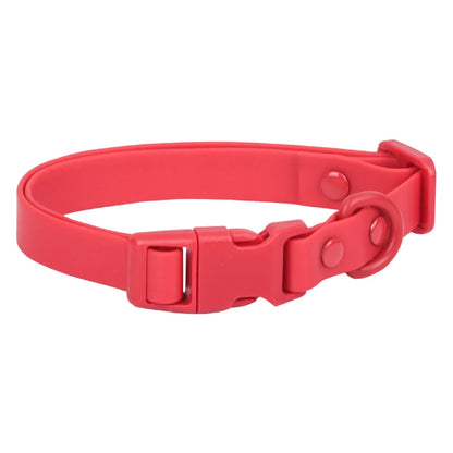 Cp442--Waterproof PVC Pet Dog Collar, anti Fouling and Waterproof Lightweight Collar, Use Double Row Rivets for Large Sizes