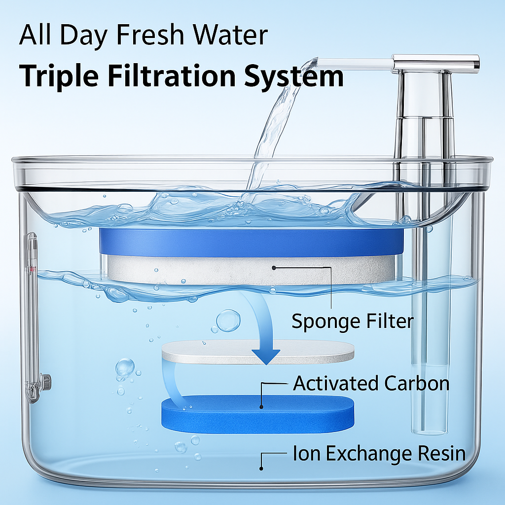 OasisPet: Fresh, Flowing Water Your Pet Will Love