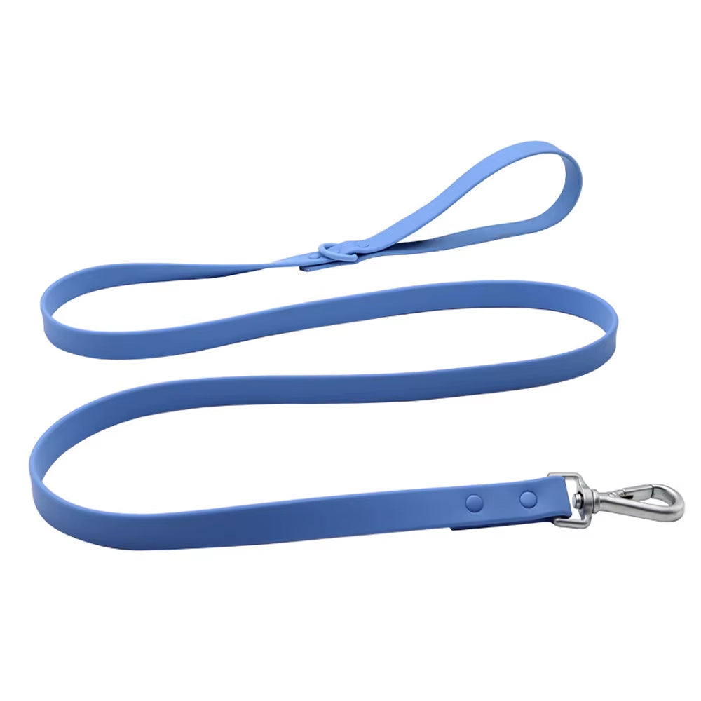 1.5M Candy Color PVC Waterproof Dog Leash Traction Lead Rope Outdoor Medium Pet Leashes