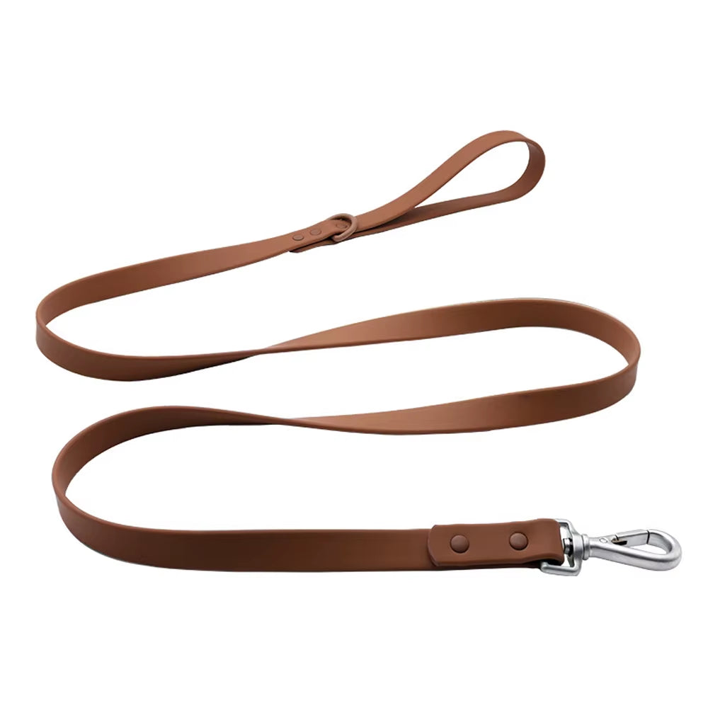 1.5M Candy Color PVC Waterproof Dog Leash Traction Lead Rope Outdoor Medium Pet Leashes