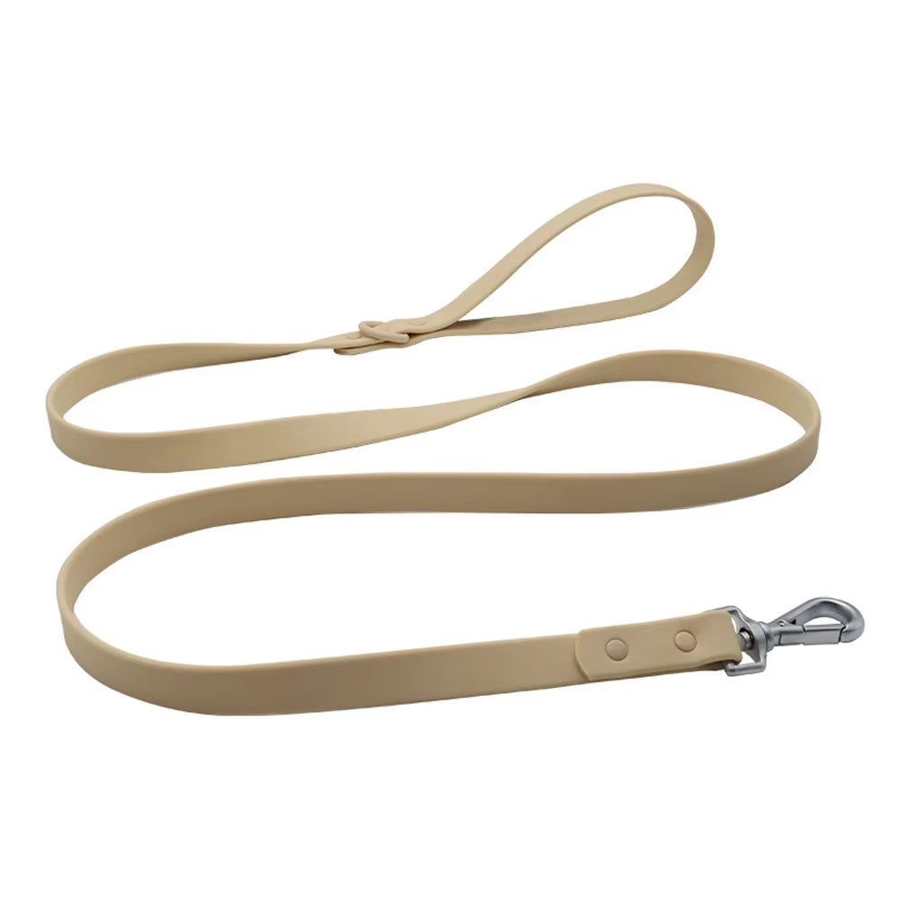 1.5M Candy Color PVC Waterproof Dog Leash Traction Lead Rope Outdoor Medium Pet Leashes