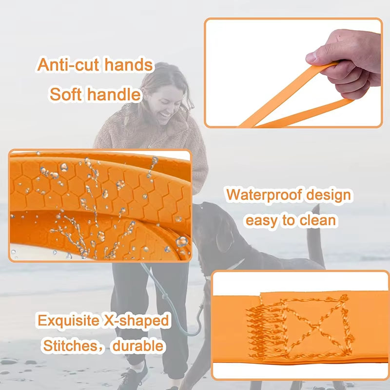 Dog Leash Long PVC Leashes 3M 6M 9M 12M 15M Easy Clean Waterproof Walk Training Durable for Large Medium Small Dogs