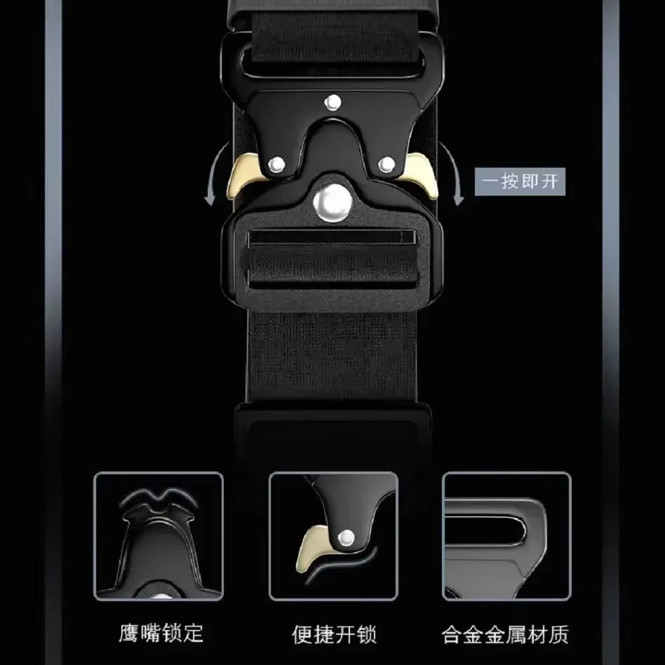 Durable Tactical Dog Collar Leash Tactical Police Dog Collar Military Adjustable Dog Collar for Small Medium Large Dogs