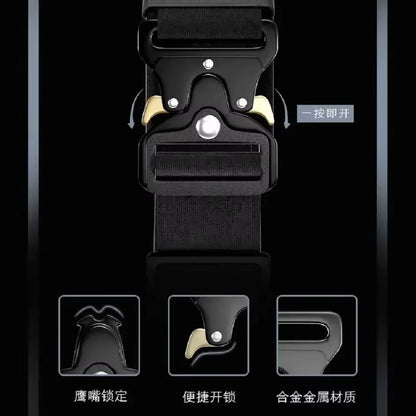 Durable Tactical Dog Collar Leash Tactical Police Dog Collar Military Adjustable Dog Collar for Small Medium Large Dogs