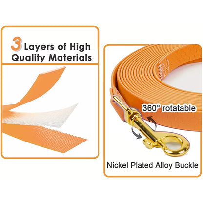 Dog Leash Long PVC Leashes 3M 6M 9M 12M 15M Easy Clean Waterproof Walk Training Durable for Large Medium Small Dogs