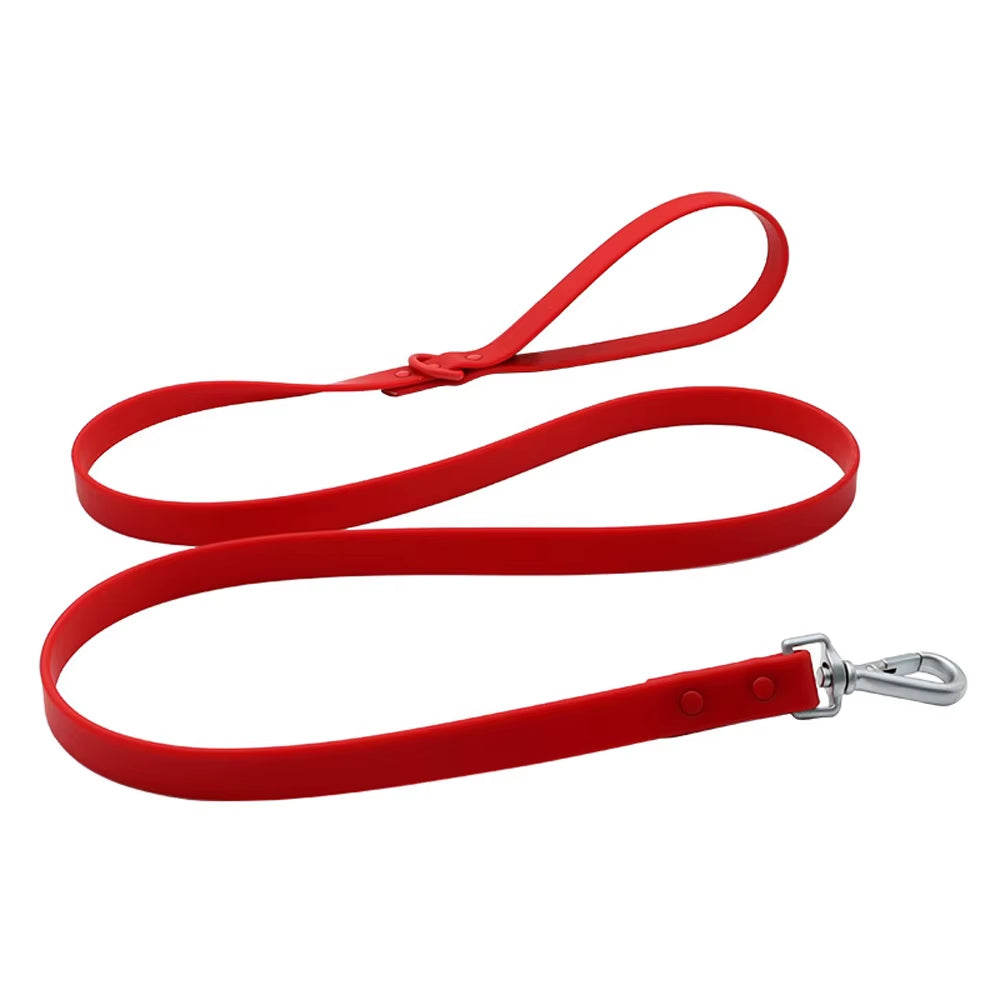 1.5M Candy Color PVC Waterproof Dog Leash Traction Lead Rope Outdoor Medium Pet Leashes