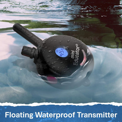 - ET-300 Black - Ecollar Dog Training Collar with Remote Control - 1/2 Mile Range, Waterproof, Rechargeable, 100 Training Stimulation Levels, Vibration and Tone W/Petstek Training Clicker