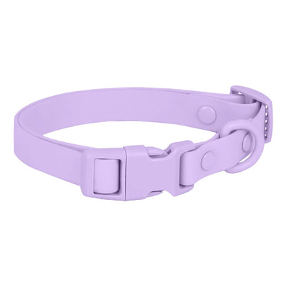 Cp442--Waterproof PVC Pet Dog Collar, anti Fouling and Waterproof Lightweight Collar, Use Double Row Rivets for Large Sizes