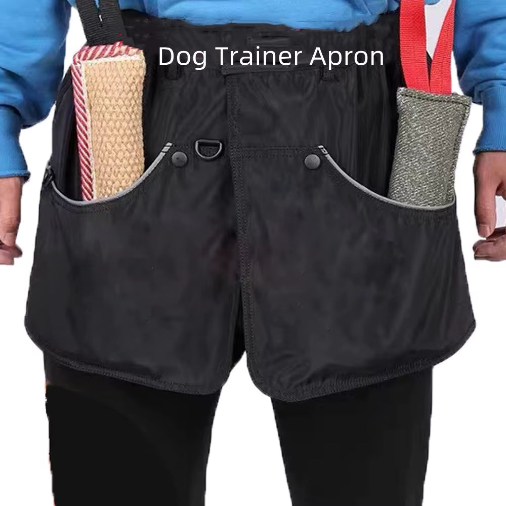 Dog Trainer Apron Waterproof Anti-Scratch Belgian Malinois Large Dog Training Pants Bib Shorts Large External Pocket